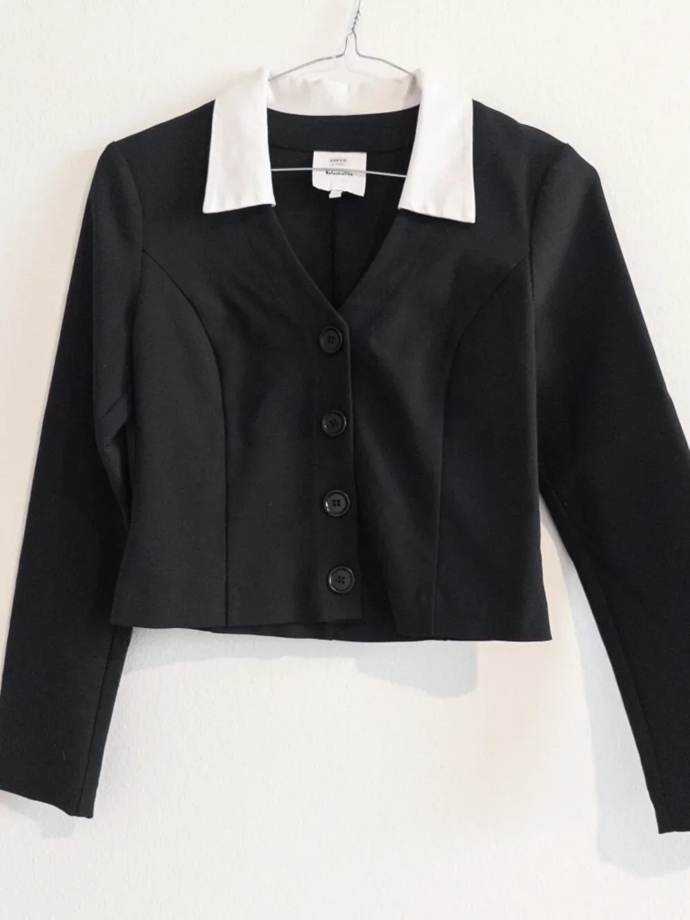 Reformation Pia Knit Top with Stretch in Black Size Small - Picture 4 of 8